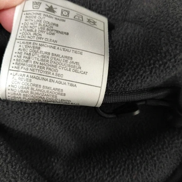 NIKE Jacket Men MEDIUM Black Full Zip Tech Interior Exterior Pocket Fleece Lined - Picture 16 of 16